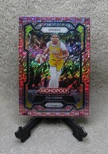 ZIA COOKE 2024 WNBA PRIZMS Monopoly RED MILLIONAIRE Card Serial #074/100