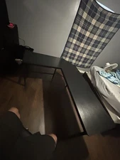 Segawe L-Shaped 66 in Computer Desk - Black