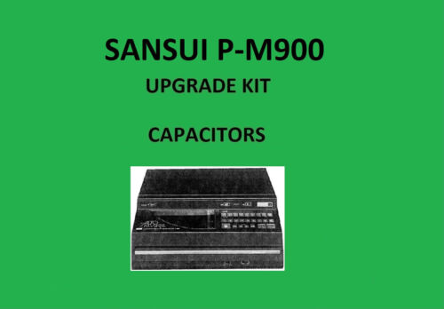 Turntable SANSUI P-M900 Repair Kit - All Capacitors - Picture 1 of 16