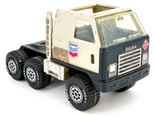 Vtg 1978 Tonka Chevron Pressed Steel Semi Truck Cab Automotive Man Cave Oil Toy