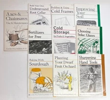 Storey Publishing Garden Way Bulletins, You Pick, Farming, Garden, Homestead vtg