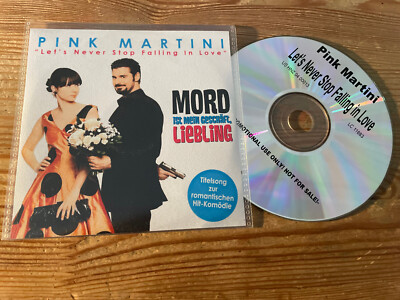 CD Pop Pink Martini - Let's Never Stop Falling In Love (1 Song) Promo HEINZ