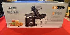 Aeitto Slow Juicer Cold Press Juicing 85 RPM 3” Wide Chute HSJ-1521 Brand New