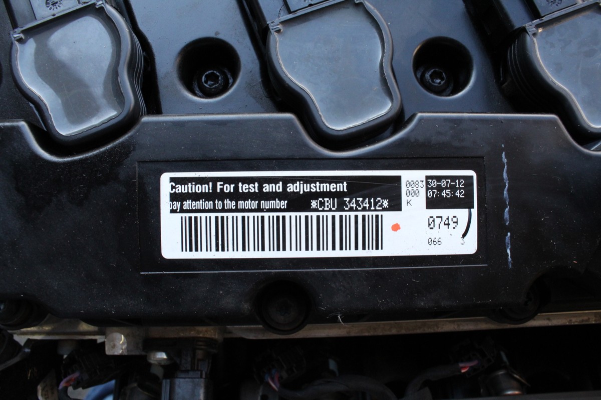 12 VW PASSAT BEETLE JETTA BUG 2.5 ENGINE MOTOR CBUA TESTED 84k