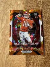 2021 Prizm Draft Picks - All-American Orange Ice Trevor Lawrence Rookie Color Ma