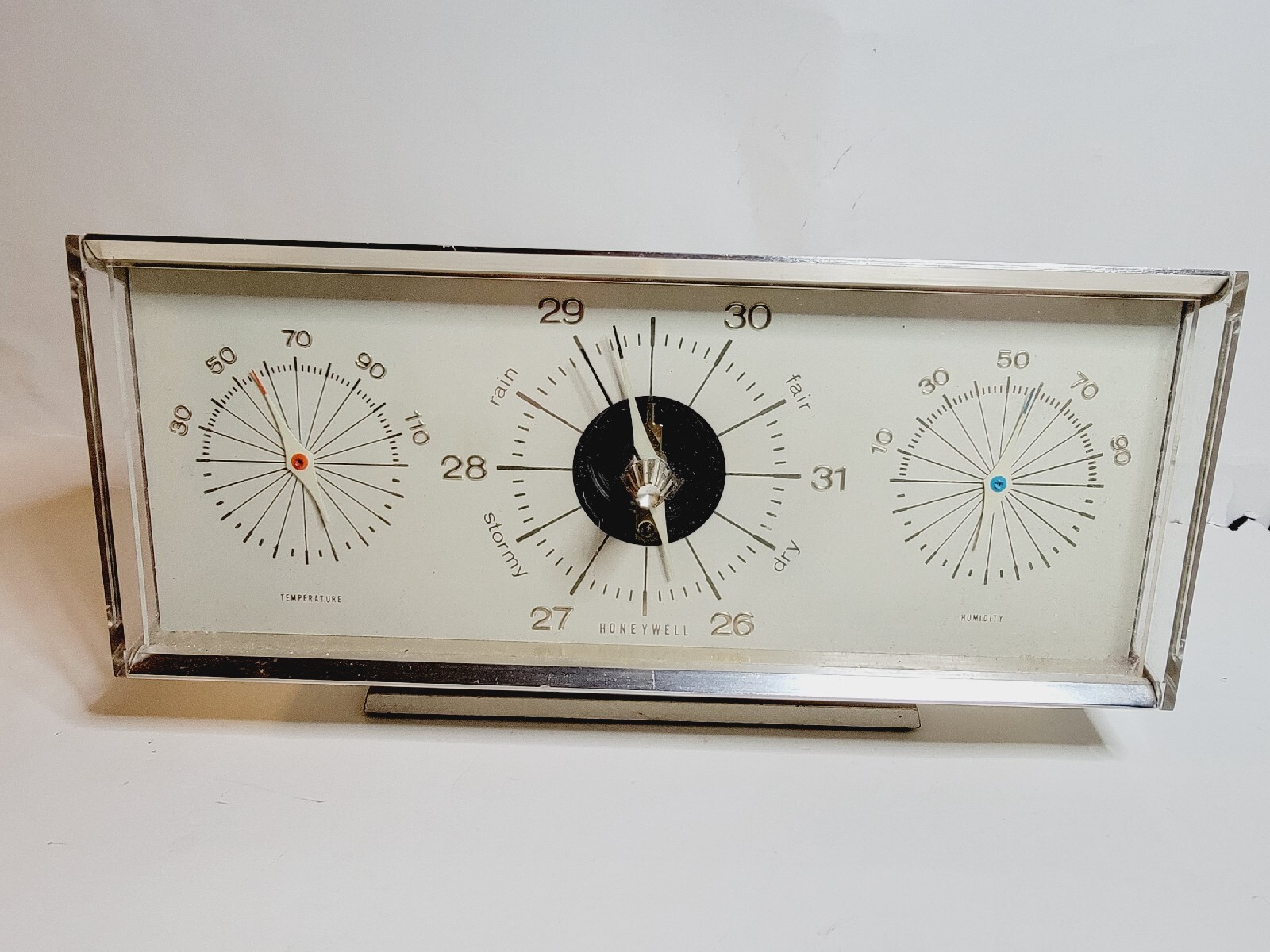 Vintage Honeywell Weather Station Barometer, Thermometer, Hygrometer