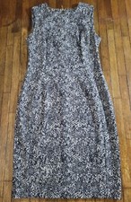 Calvin Klein Women's Printed Compression Jacquard Dress Size 8