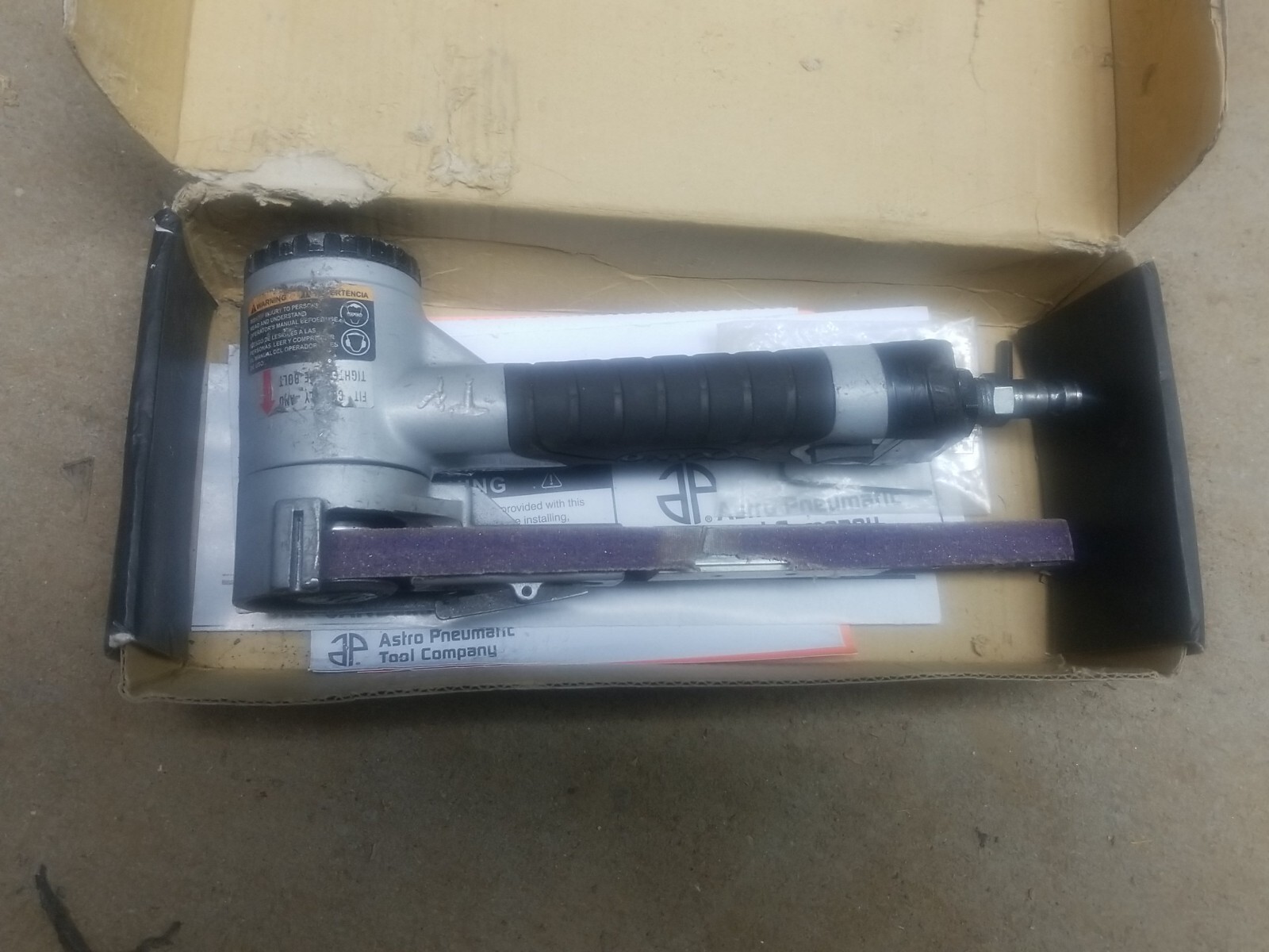 Onyx Air Belt Sander 3037 By Astro