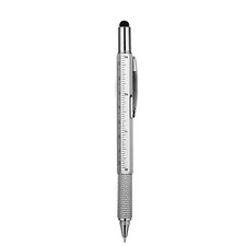 6-in-1 Multifunction Ballpoint Pen   Ruler, Screwdriver, Stylus  Level Tool