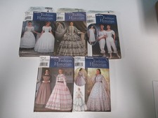 5 - Simplicity Patterns Fashion Historian Uncut Size Misses 14-20