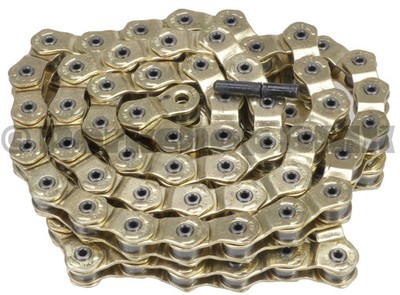 KMC HL1L WIDE(formerly HL710L) Half Link BMX Bicycle Chain 1/2'' X 1/8'' 100L GOLD
