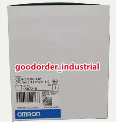 Genuine Omron CJ2H-CPU68-EIP PLC Module CJ2H-CPU68-EIP New In Box DHL/UPS