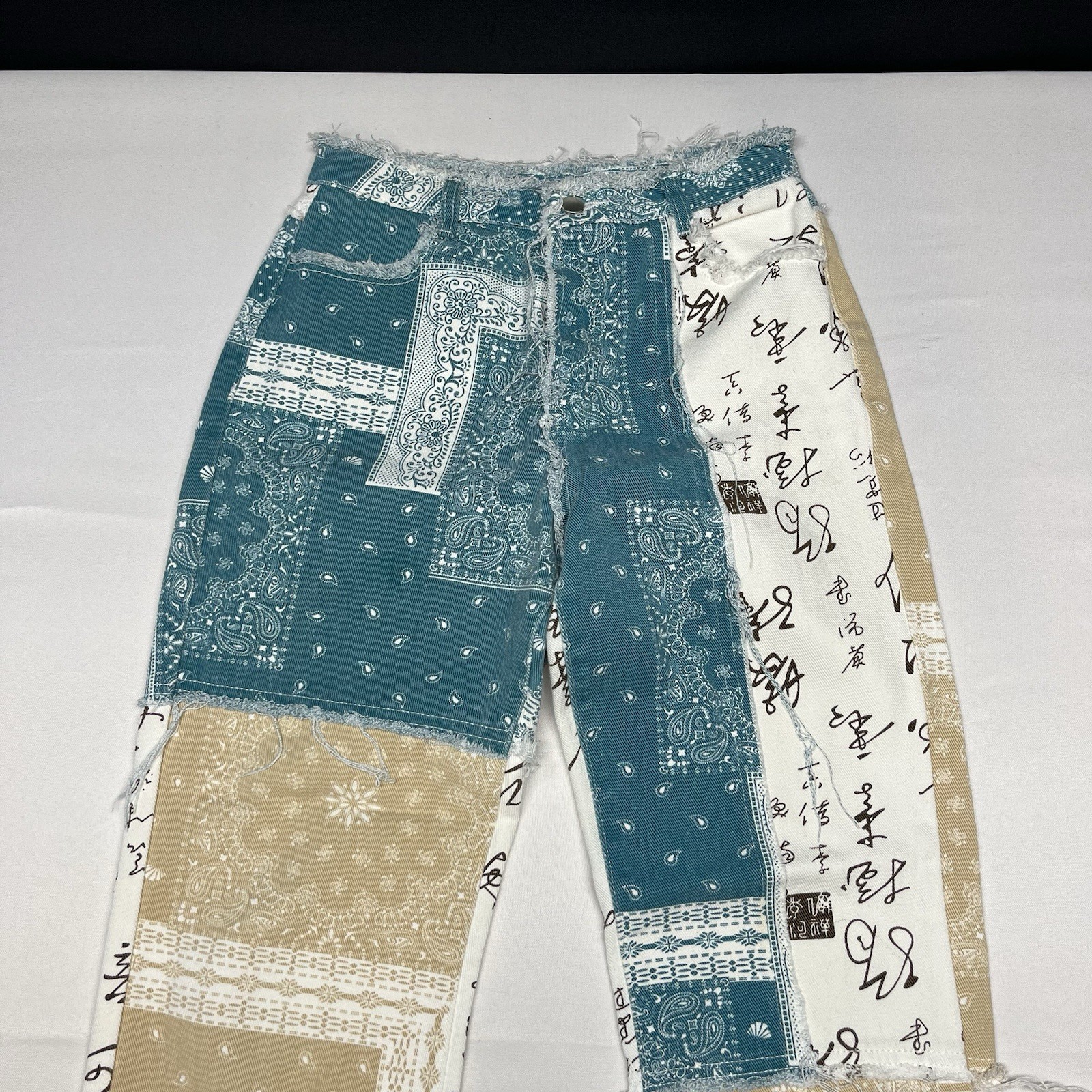 Vintage SHEIN Custom Patchwork Distressed Avante … - image 3