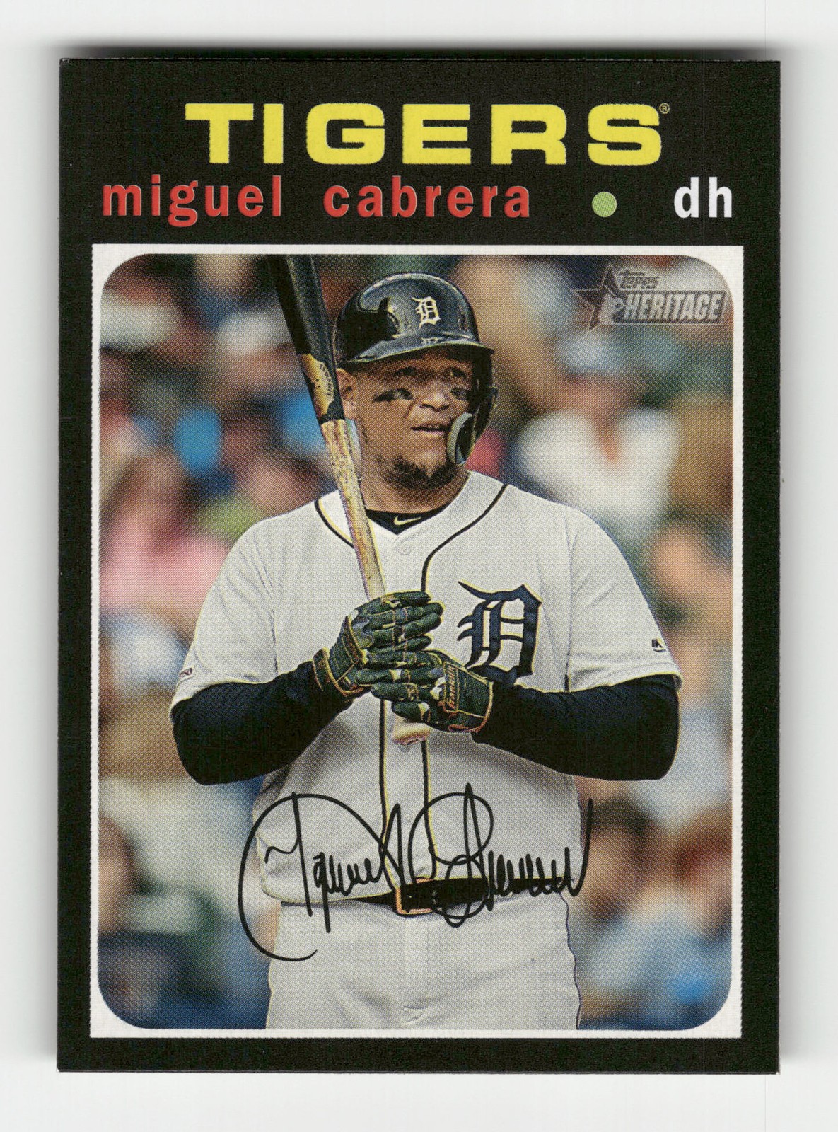 2020 Topps Heritage MIGUEL CABRERA #41 Tigers