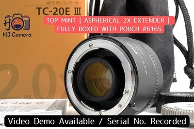 [TOP MINT in BOX] Nikon AF-S TC-20E III 2x Teleconverter Pouch Manual Japan