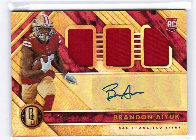 Brandon Aiyuk Panini Stickers Cards #99 Base