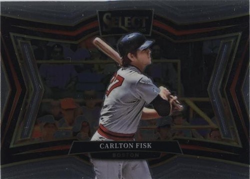 2025 Topps Pristine - Carlton Fisk #87 Aqua Refractor /199 White 
