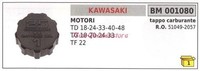 Kraftstofftankdeckel Motor Kawasaki Freischneider Td 18 24 33 40 001080