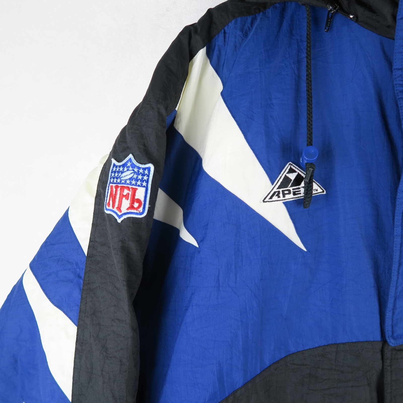 Vintage 90s Dallas Cowboys Apex One NFL Pro Line Puffer Jacket L Quilted Star