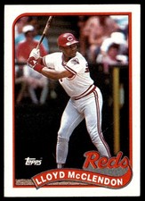 1989 Topps Lloyd McClendon Cincinnati Reds #644