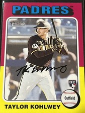 2024 Topps Heritage #154 Taylor Kohlwey San Diego Padres