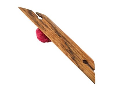 Handcrafted Weaving Shuttle with Beveled Edge for Inkle Loom, Card Weaving 8in