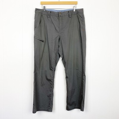 *AS IS* Toad & Co Men s Departure Pants Size 38x30 Regular Fit Gray Stretch
