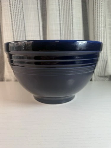 Vintage Fiesta Mixing Nesting Bowl Cobalt Blue 9.75”
