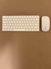 Apple Magic Keyboard  Magic Mouse 2 Bluetooth Bundle, Built-In Battery, White