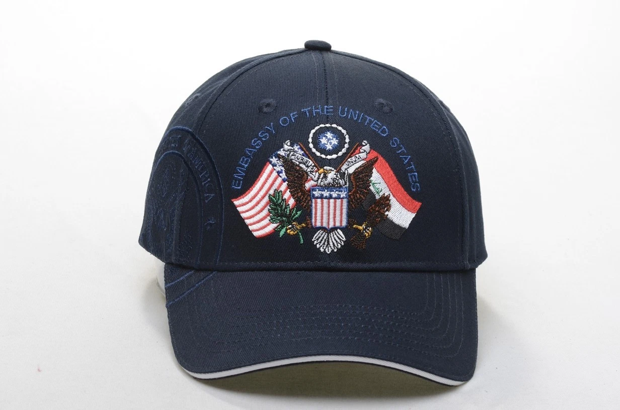 Mens Baseball Cap Ballcap Hat US Embassy Baghdad Iraq