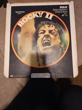 Vintage Rca SelectaVision Rocky 2 Movie Capacitance Electronic Disc