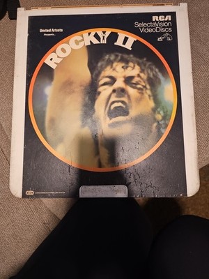 Vintage Rca SelectaVision Rocky 2 Movie Capacitance Electronic Disc