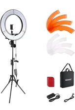 Ring Light Huge 18Inch Kit: 55W 5600K Professional LED with Stand & Phone Holder