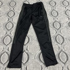 Adidas Athletic Pants Size Youth Medium 11-12 Football Regular Fit Tapered Leg