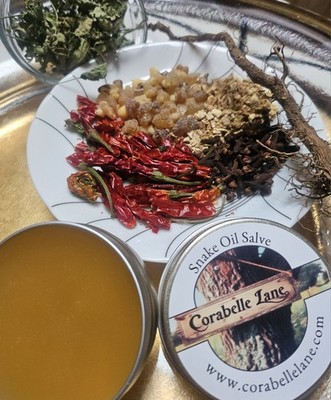 Snake Oil SALVE- A chillfully Warm Linimemt 4 Oz