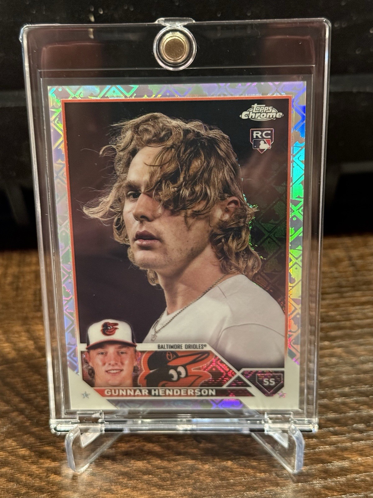 2023 Topps Chrome Logofractor Gunnar Henderson RC Image Variation #2 Orioles