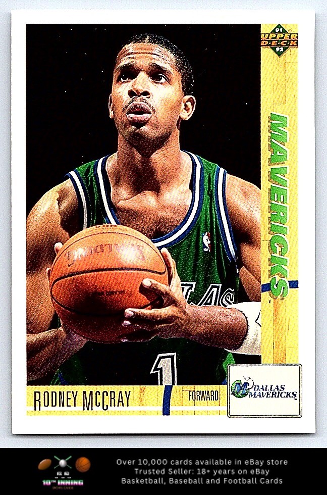 1991-92 Upper Deck BASKETBALL #109 Rodney McCray | eBay