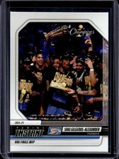 2025 Panini OKC Thunder NBA Champions Shai Gilgeous-Alexander Instant #3