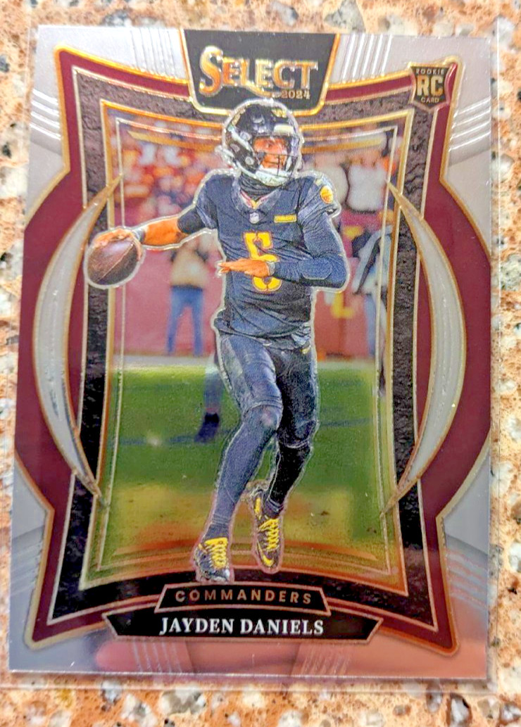 2024 Panini Select - Concourse Jayden Daniels #26 Silver Prizm (RC)