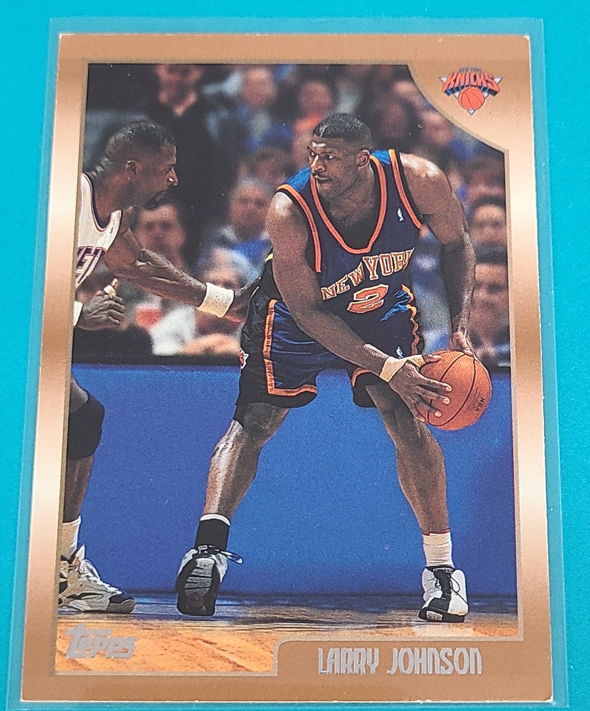1998-99 Topps #187 Larry Johnson New York Knicks BASKETBALL Card T6