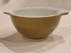 VINTAGE PYREX OLIVE GREEN 441 CINDERELLA MIXING BOWL VERY NICE & SHINY!!!