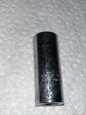 Vintage Proto  5018 , 9/16 in ,  3/8  Drive , 12 point Deep socket Made in USA