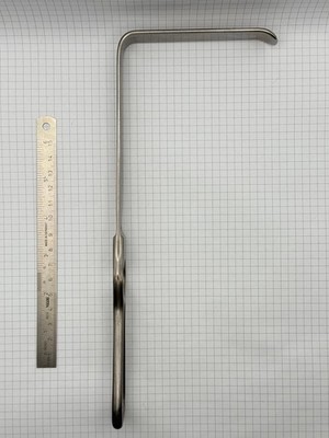 AESCULAP BT509R BRUNNER Wundhaken 250mm Maul:100x20mm Made in Germany