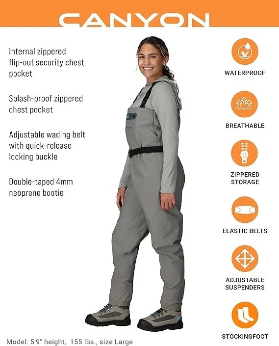 Vadeador de pecho FROGG TOGGS Hellbender PRO para mujer talla XL Foto 2 de 4