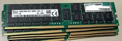 1x 64GB SKHyinx LRDIMM DDR4 ECC 2666V RAM Server, Workstation