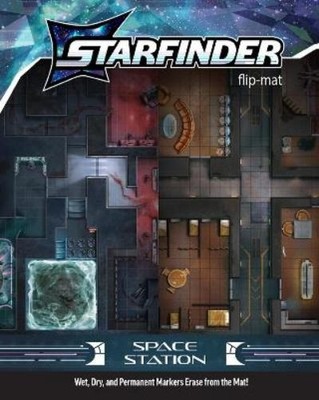 Damien Mammoliti Starfinder Flip-Mat: Space Station (Map) Starfinder Flip-Mats