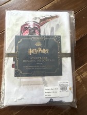 Pottery Barn Kids Harry Potter Storybook Standard Pillowcase 100 Organic Cotton
