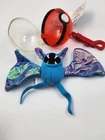 RARE SHINY Applause Zubat Pokemon Playables Plush Pokeball Keychain vintage toy