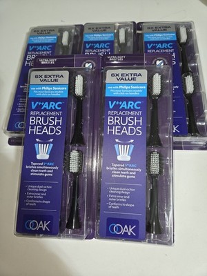 OOAK V++Arc Philips Sonicare Replacement Heads - 5x 6 Pack = 30 Heads -UltraSoft