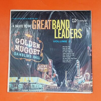SALUTE TO THE GREAT BAND LEADERS 2231 LP Vinyl VG+ Cover Shrink